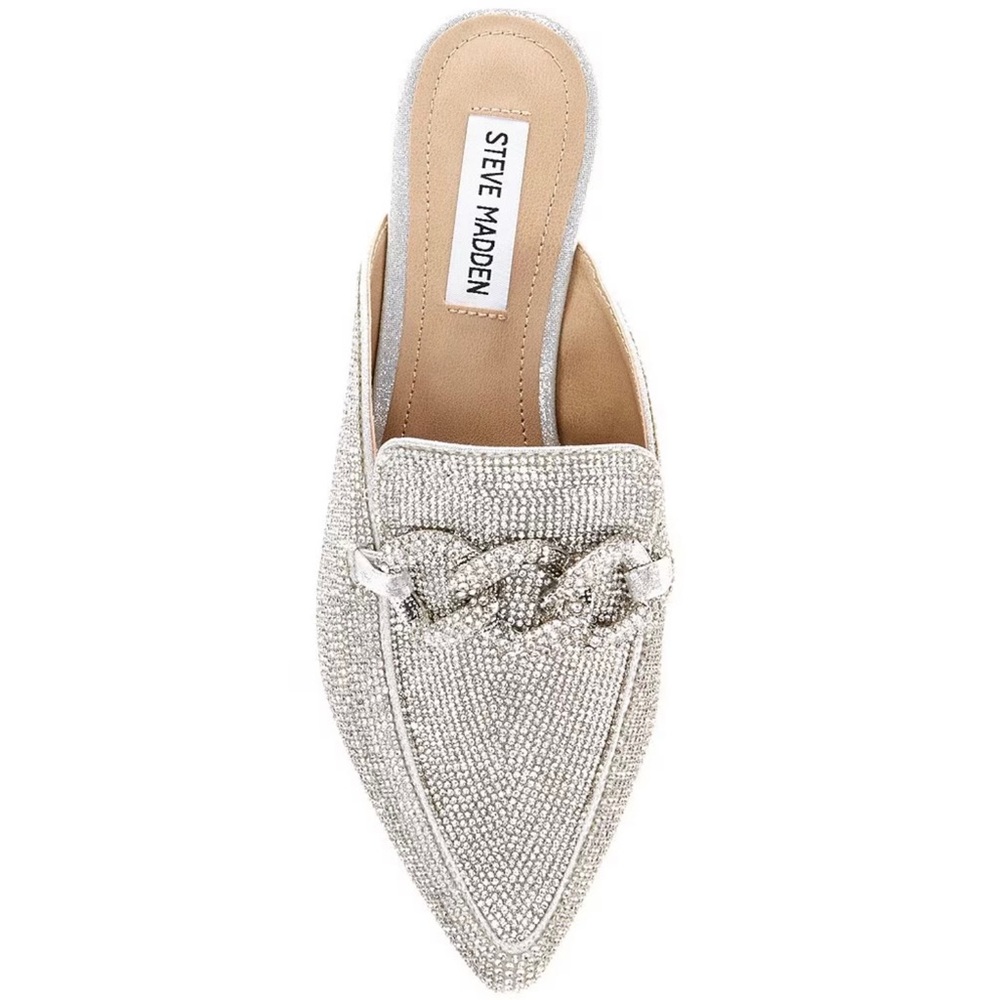 STEVE MADDEN Rhinestone FINN Mule Shoe NIB 9.5 - Picture 4 of 9
